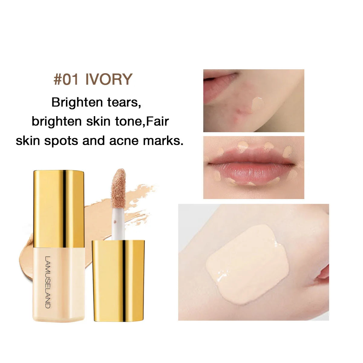 Mini Moisturizing Liquid Concealer Full Coverage Pores Dark Circles Foundation Cream Oil Control Invisible Face Makeup Cosmetics