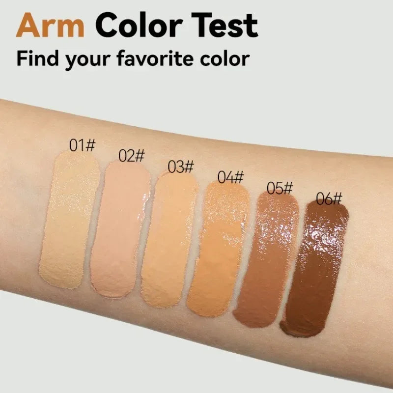 Waterproof Face Foundation Cream Oil-Control Matte BBCream Lasting Liquid Concealer Full Coverage Matte Base Face Makeup Women