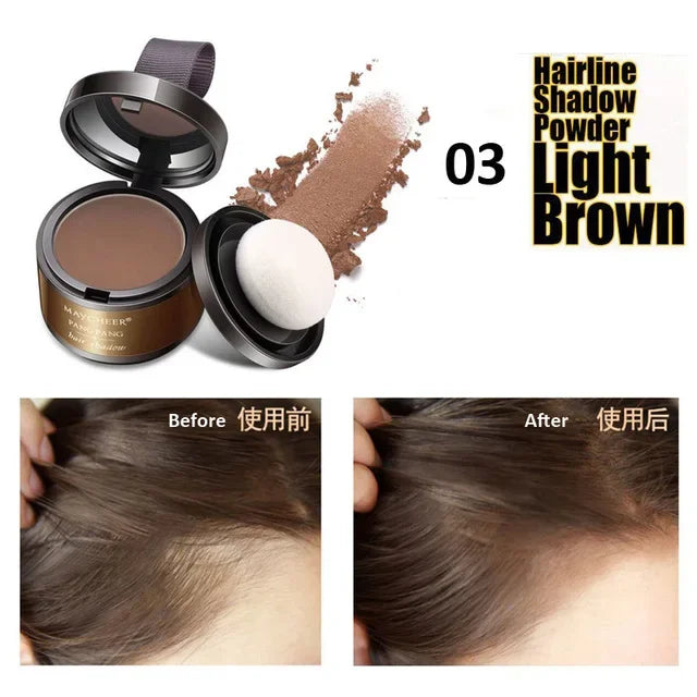 MAYCHEER Hairline Shadow Powder Hair Hair Fluffy Powder Instantly Modified Hair Edge Filled Forehead Hairline