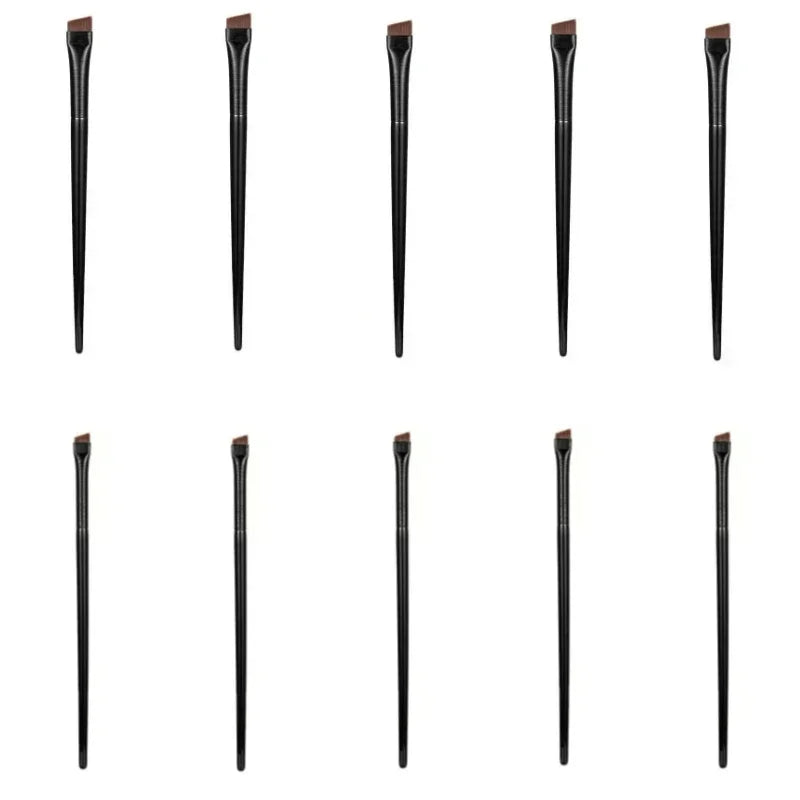 New 2 pieces/set eyebrow contour brush eyebrow eyeliner brush portable small angle eyebrow brush female makeup tool