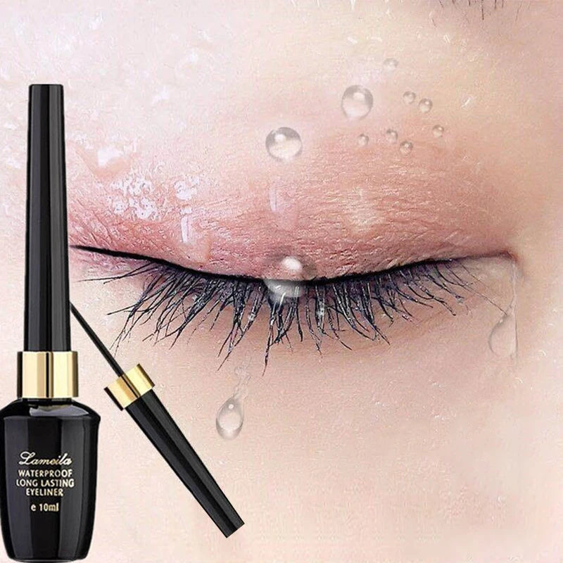 Long-lasting Waterproof Eyeliner Pen Black Liquid Makeup Quick-drying Ultra-fine Brush Head Liquid Small Brush Pen Korean