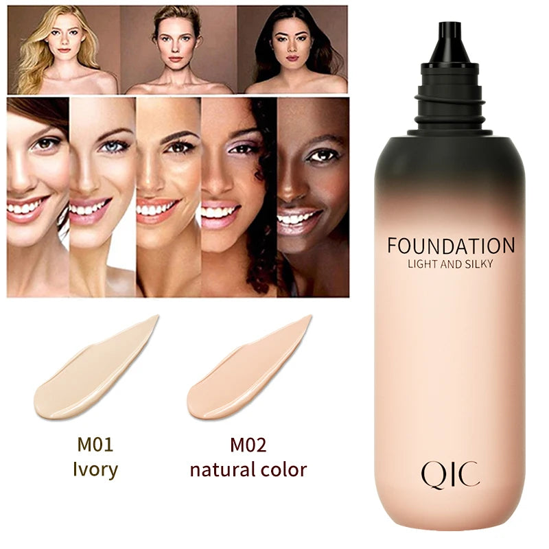 Matte Foundation Cream Concealer Full Coverage Moisturizing Face Dark Circle Liquid Long-lasting Eye Corrector Primer Makeup