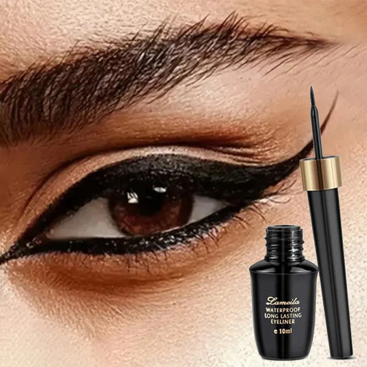 Long-lasting Waterproof Eyeliner Pen Black Liquid Makeup Quick-drying Ultra-fine Brush Head Liquid Small Brush Pen Korean