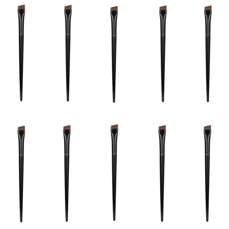 New 2 pieces/set eyebrow contour brush eyebrow eyeliner brush portable small angle eyebrow brush female makeup tool
