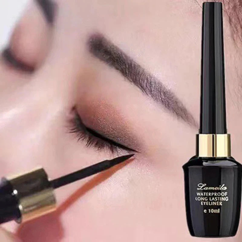 Long-lasting Waterproof Eyeliner Pen Black Liquid Makeup Quick-drying Ultra-fine Brush Head Liquid Small Brush Pen Korean