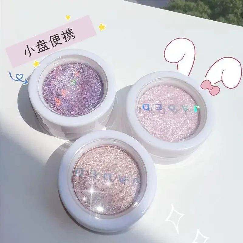 High Quality Matte Eyeshadow Palette Pearlescent Sequins Blush Eyeshadow Highlighter Korean Cosmetics Female Make-up For Women