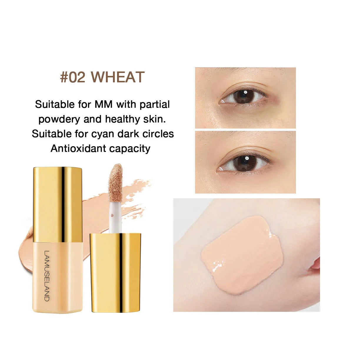 Mini Moisturizing Liquid Concealer Full Coverage Pores Dark Circles Foundation Cream Oil Control Invisible Face Makeup Cosmetics