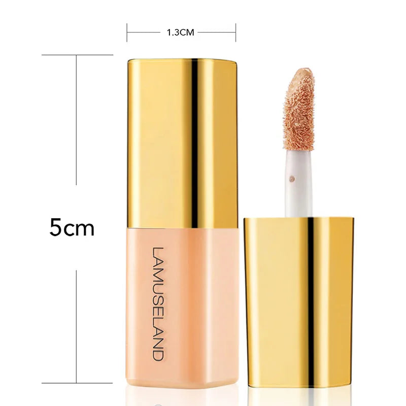 Mini Moisturizing Liquid Concealer Full Coverage Pores Dark Circles Foundation Cream Oil Control Invisible Face Makeup Cosmetics