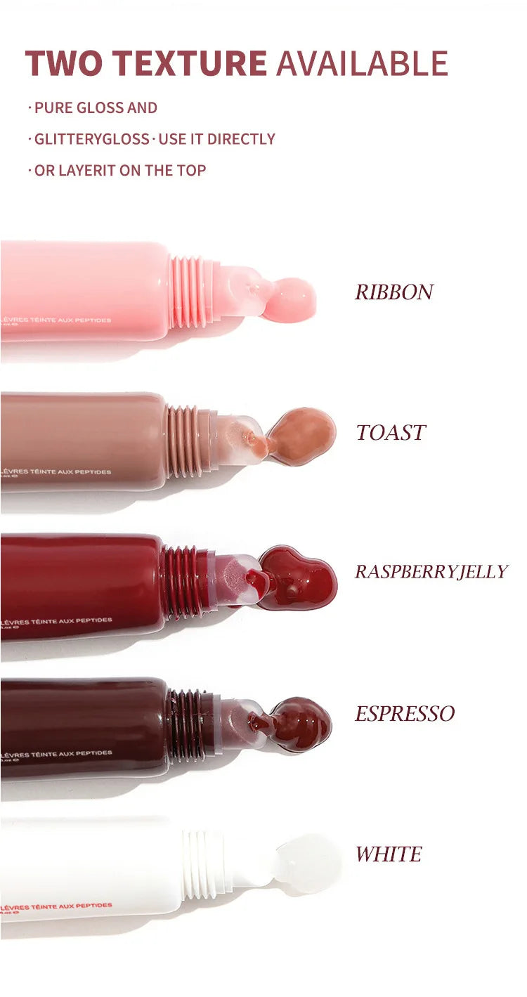 Glossy Mirror Lip Gloss Nutritious Liquid Lightening Lip Lines Lip Plumper Moisturize Hydrating Fruity Health Beauty Makeup