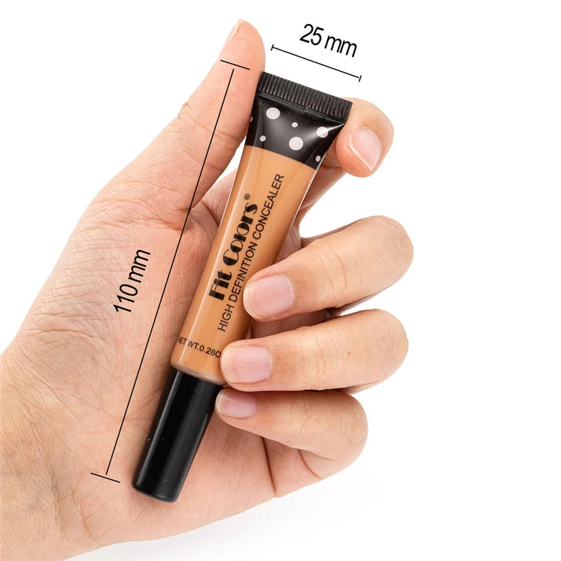 Full Cover Liquid Concealer 8 Color BB Cream Foundation Air-permeable Natural Brightening Makeup Eye Dark Circles Cream Cosmetic