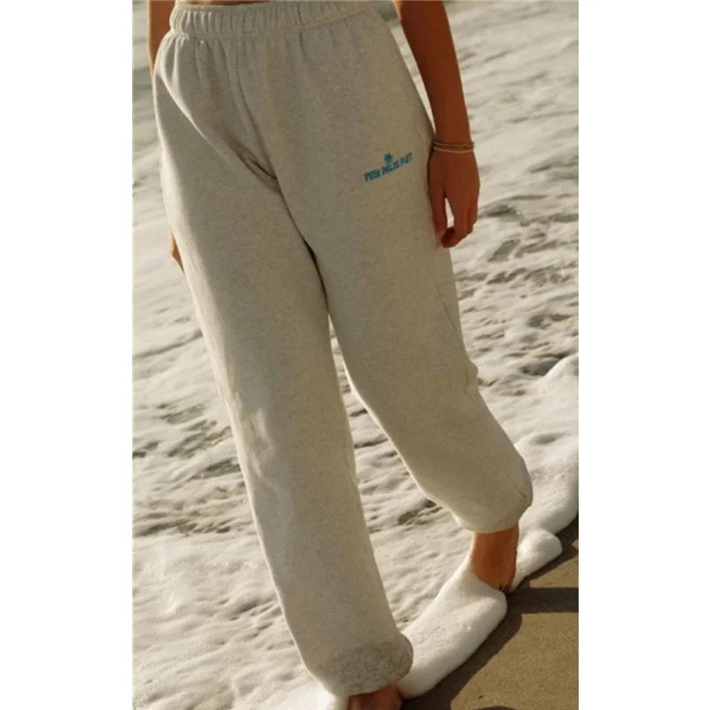 2024 Womens Sweatpants Loose Long Pants Fashion Printed Trousers Spring Autumn Winter Sweatpants S-3XL