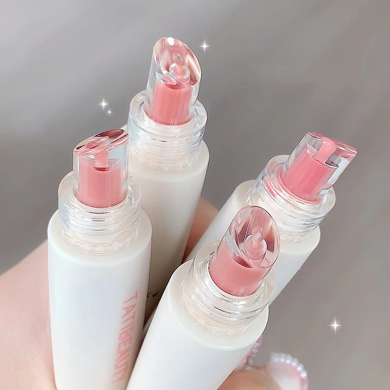 Jelly Lip Gloss Lasting Nude Pink High Gloss Lip Glaze Moisturizing Lipstick Mirror Water Lip Tint Korean Beauty Lip Care Makeup